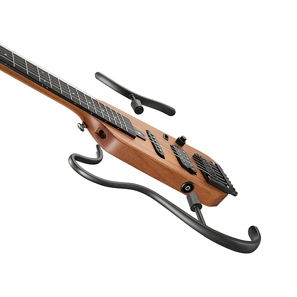 Donner HUSH-X Guitarra Eléctrica de Viaje Headless Ultraliviana Natural EC6808 8