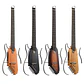 Donner HUSH-I Guitarra Electroacústica Silenciosa de Viaje Headless Mahogany Sunburst EC1783 - Miniatura 2