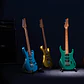 Donner DST-700 HH Guitarra Eléctrica Superstrat Alnico V con Coil Split Black EC6816 - Thumbnail 3