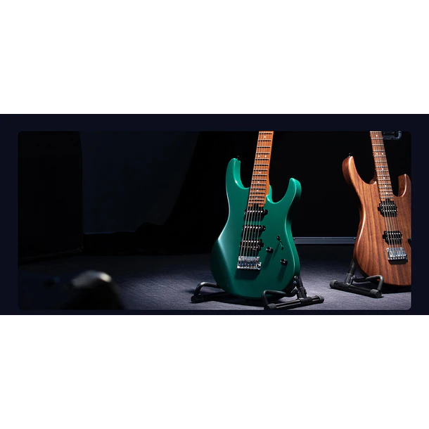 Donner DST-700 HH Guitarra Eléctrica Superstrat Alnico V con Coil Split Black EC6816 5