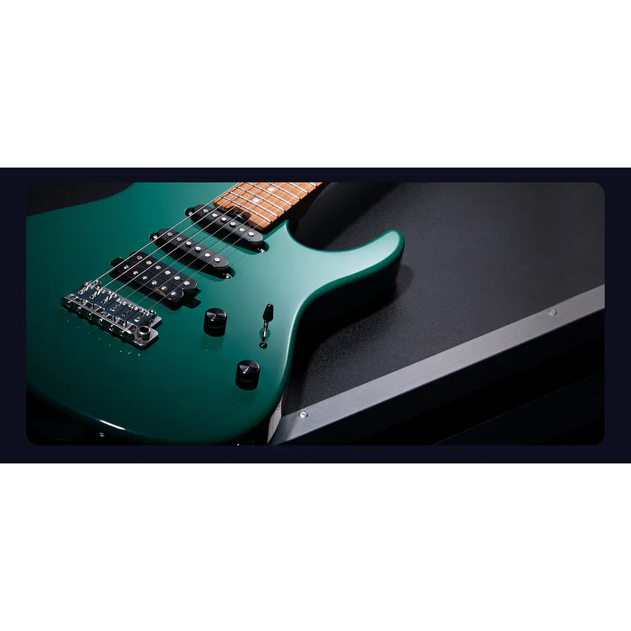 Donner DST-700 HH Guitarra Eléctrica Superstrat Alnico V con Coil Split Black EC6816 6