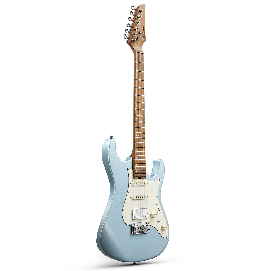 Donner DST-550 Guitarra Eléctrica Superstrat HSS con Clavijas de Bloqueo Blue EC6924 2