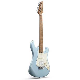 Donner DST-550 Guitarra Eléctrica Superstrat HSS con Clavijas de Bloqueo Blue EC6924