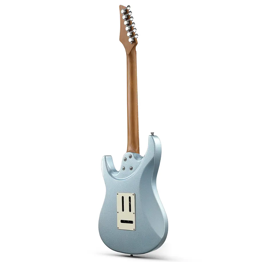 Donner DST-550 Guitarra Eléctrica Superstrat HSS con Clavijas de Bloqueo Blue EC6924 4