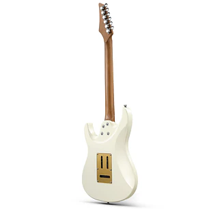 Donner DST-550 Guitarra Eléctrica Superstrat HSS con Clavijas de Bloqueo Gold White EC6945