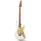 Donner DST-550 Guitarra Eléctrica Superstrat HSS con Clavijas de Bloqueo Gold White EC6945 - Miniatura 3