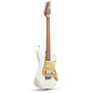 Donner DST-550 Guitarra Eléctrica Superstrat HSS con Clavijas de Bloqueo Gold White EC6945 - Miniatura 4