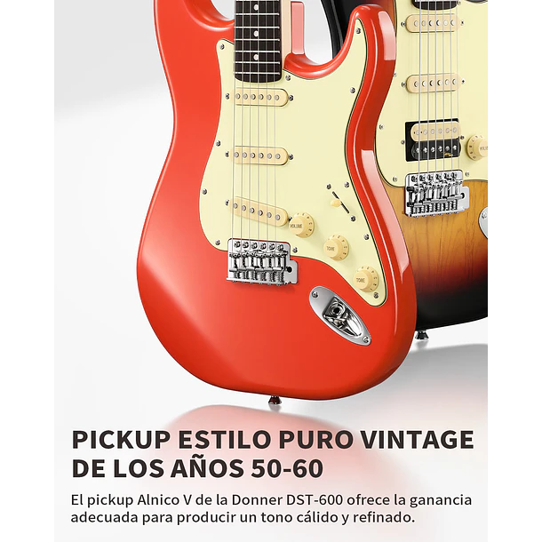 Donner DST-600 Guitarra Eléctrica Cuerpo Sólido 39