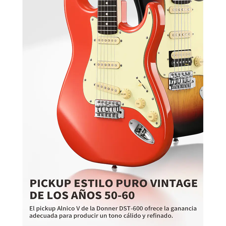 Donner DST-600 Guitarra Eléctrica Cuerpo Sólido 39