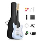 Donner DST-80 Kit Guitarra Eléctrica Stratocaster con Amplificador Recargable 5W Sonic Blue EC6958 - Miniatura 1