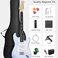 Donner DST-80 Kit Guitarra Eléctrica Stratocaster con Amplificador Recargable 5W Sonic Blue EC6958 - Miniatura 2