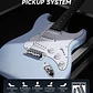 Donner DST-80 Kit Guitarra Eléctrica Stratocaster con Amplificador Recargable 5W Sonic Blue EC6958 - Miniatura 4
