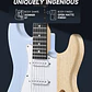 Donner DST-80 Kit Guitarra Eléctrica Stratocaster con Amplificador Recargable 5W Sonic Blue EC6958 - Miniatura 5