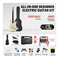 Donner DST-100W Kit Guitarra Eléctrica Stratocaster HSS con Amplificador 3W Vintage White EC1169 - Miniatura 2
