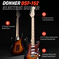 Donner DST-152 Kit Guitarra Eléctrica Stratocaster HSS con Coil Split y Amplificador Sunburst EC1415 - Thumbnail 2