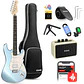 Donner DST-152 Kit Guitarra Eléctrica Stratocaster HSS con Coil Split y Amplificador Negra EC1416 - Miniatura 3