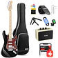 Donner DST-152 Kit Guitarra Eléctrica Stratocaster HSS con Coil Split y Amplificador Negra EC1416 - Miniatura 4