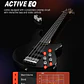 Donner DPJ-100 Bajo Eléctrico PJ 4 Cuerdas con Preamp Activo de 4 Bandas Negro EC1386 - Miniatura 3