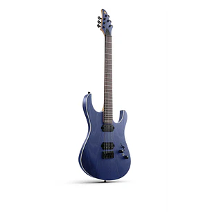 Donner DMT-200 Guitarra Eléctrica Metal Caoba y Fresno 24 Trastes Doble Humbucker Royal Blue EC7259