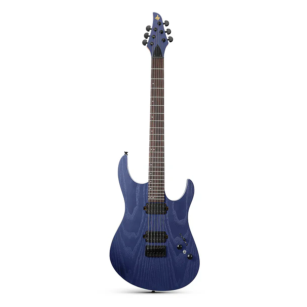 Donner DMT-200 Guitarra Eléctrica Metal Caoba y Fresno 24 Trastes Doble Humbucker Royal Blue EC7259 2