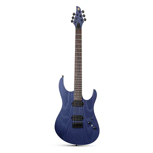 Donner DMT-200 Guitarra Eléctrica Metal Caoba y Fresno 24 Trastes Doble Humbucker Royal Blue EC7259