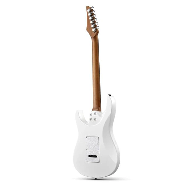 Donner DST-550 Guitarra Eléctrica Superstrat HSS ThunderForge con Coil Split Degradado Amatista-Blanco EC7148 2