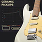 Donner DST-550 Guitarra Eléctrica Superstrat HSS ThunderForge con Coil Split Degradado Amatista-Blanco EC7148 - Miniatura 7