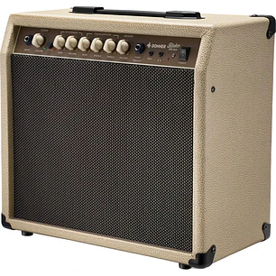 Donner DSK-30R Amplificador Combo de Guitarra 30W con Reverb de Resorte Real y Parlante de 10 Pulgadas Beige EC7603