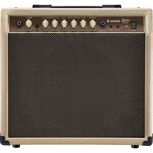Donner DSK-30R Amplificador Combo de Guitarra 30W con Reverb de Resorte Real y Parlante de 10 Pulgadas Beige EC7603