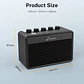 Donner DA-10 Mini Amplificador de Guitarra Eléctrica 5W Recargable Portátil Black EC1703 - Miniatura 2