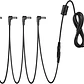 Donner DPA-1 Adaptador de Corriente 9V para Pedales de Efecto con Cable de 5 Salidas EC837 - Miniatura 1
