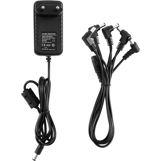Donner DPA-1 Adaptador de Corriente 9V para Pedales de Efecto con Cable de 5 Salidas EC837 7