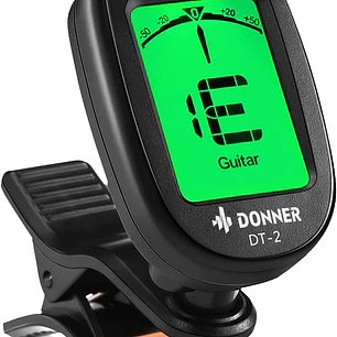 Donner DT-2 Afinador Cromático de Clip Multi Instrumento con Pantalla Giratoria Pila Incluida EC814