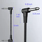 Donner Cable Patch 15 cm para Pedales de Efecto Conectores 1/4