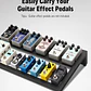 Donner DB-3 Pedalboard de Aluminio 50 x 29 cm para 6 a 8 Pedales con Bolso de Transporte EC916 - Miniatura 3