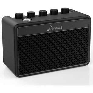 Donner DA-10 Mini Amplificador de Guitarra Eléctrica Recargable Portátil Acabado Retro Vintage White EC7120