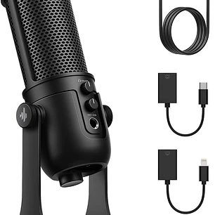 Donner NeoTrack-MI Micrófono Condensador USB con Entrada de Instrumento y Salida de Audífonos EC2811
