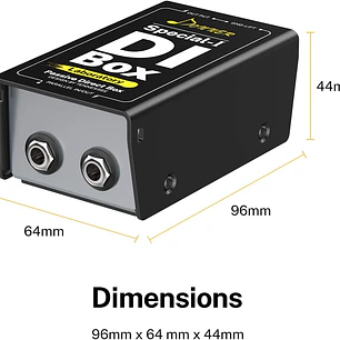Donner Special-I Caja Directa Pasiva Mono con Transformador y Ground Lift EC1281