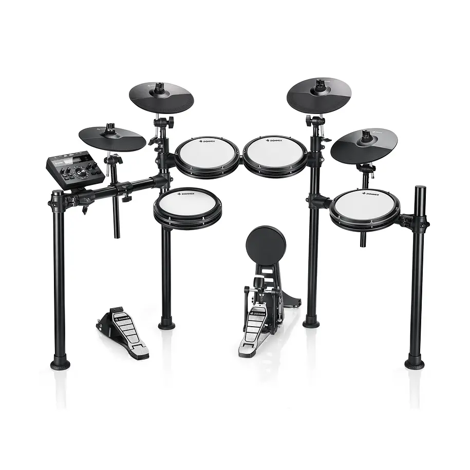 Donner DED-200X Batería Electrónica 8 Piezas de Malla con Caja Doble Zona y USB MIDI EC3134 2