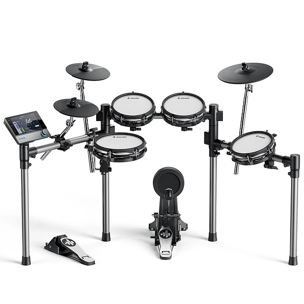 Donner BEAT Batería Electrónica de Malla con Ride Triple Zona y Módulo con Pantalla Táctil EC6983 1