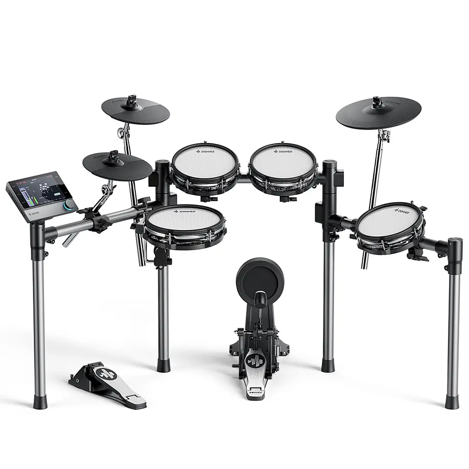 Donner BEAT Batería Electrónica de Malla con Ride Triple Zona y Módulo con Pantalla Táctil EC6983 1