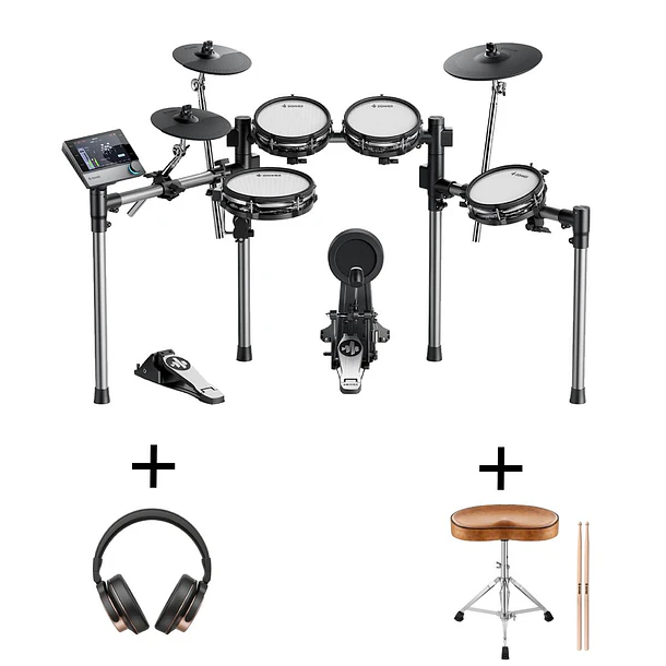 Donner BEAT Batería Electrónica de Malla con Ride Triple Zona y Módulo con Pantalla Táctil EC6983 2
