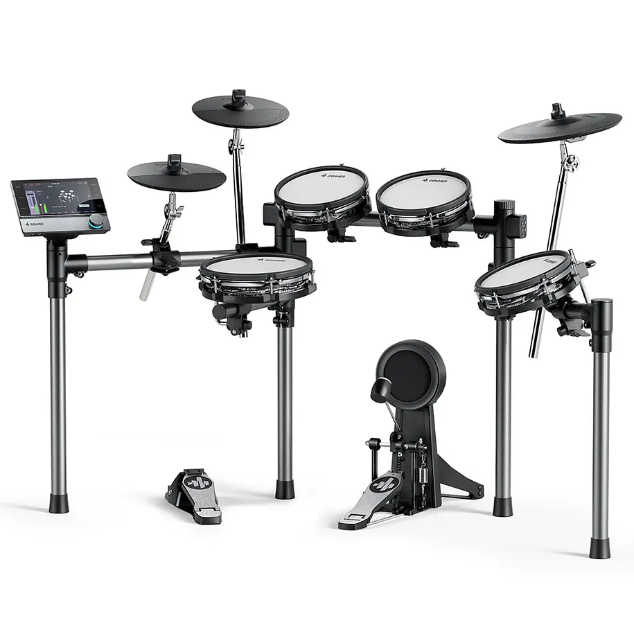 Donner BEAT Batería Electrónica de Malla con Ride Triple Zona y Módulo con Pantalla Táctil EC6983 10