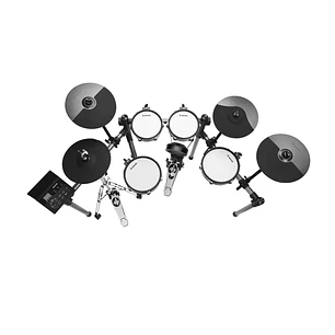 Donner Groove Ultra Batería Electrónica con Pads de Malla Doble Zona e Hi-Hat Independiente de 12 Pulgadas EC7248