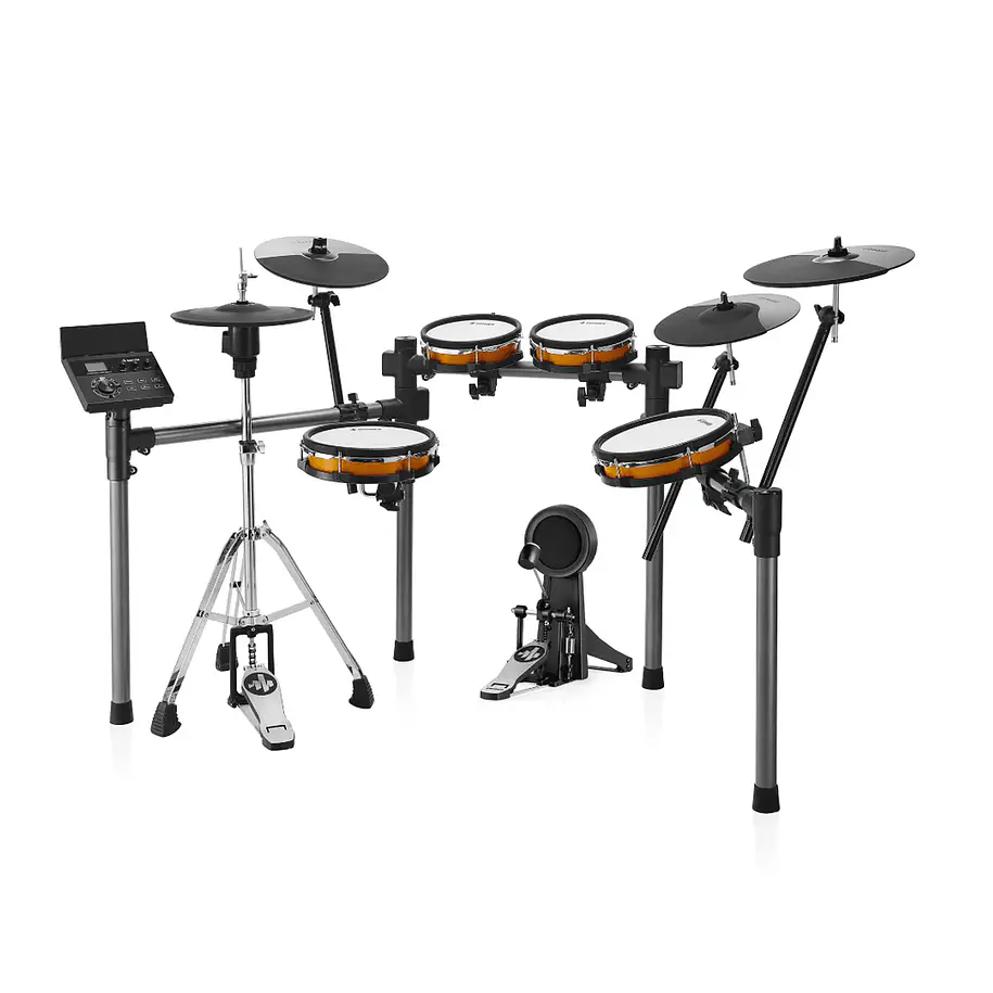 Donner Groove Ultra Batería Electrónica con Pads de Malla Doble Zona e Hi-Hat Independiente de 12 Pulgadas EC7248 3