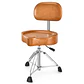 Donner DHT-250 Sillín de Batería Hidráulico Tipo Moto con Respaldo Ajustable EC6642 - Miniatura 9