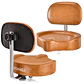 Donner DHT-250 Sillín de Batería Hidráulico Tipo Moto con Respaldo Ajustable EC6642 - Miniatura 12