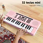 Donner DEK-32 Teclado Electrónico de 32 Mini Teclas para Niños y Principiantes Rosa EC7498 - Miniatura 5