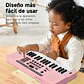 Donner DEK-32 Teclado Electrónico de 32 Mini Teclas para Niños y Principiantes Rosa EC7498 - Miniatura 6