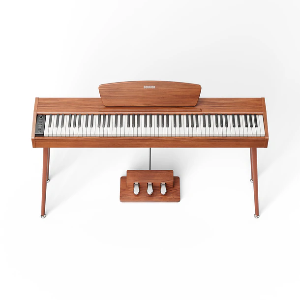 Donner DHP-100 PRO Piano Digital 88 Teclas con Mueble y 3 Pedales Madera EC7464 1